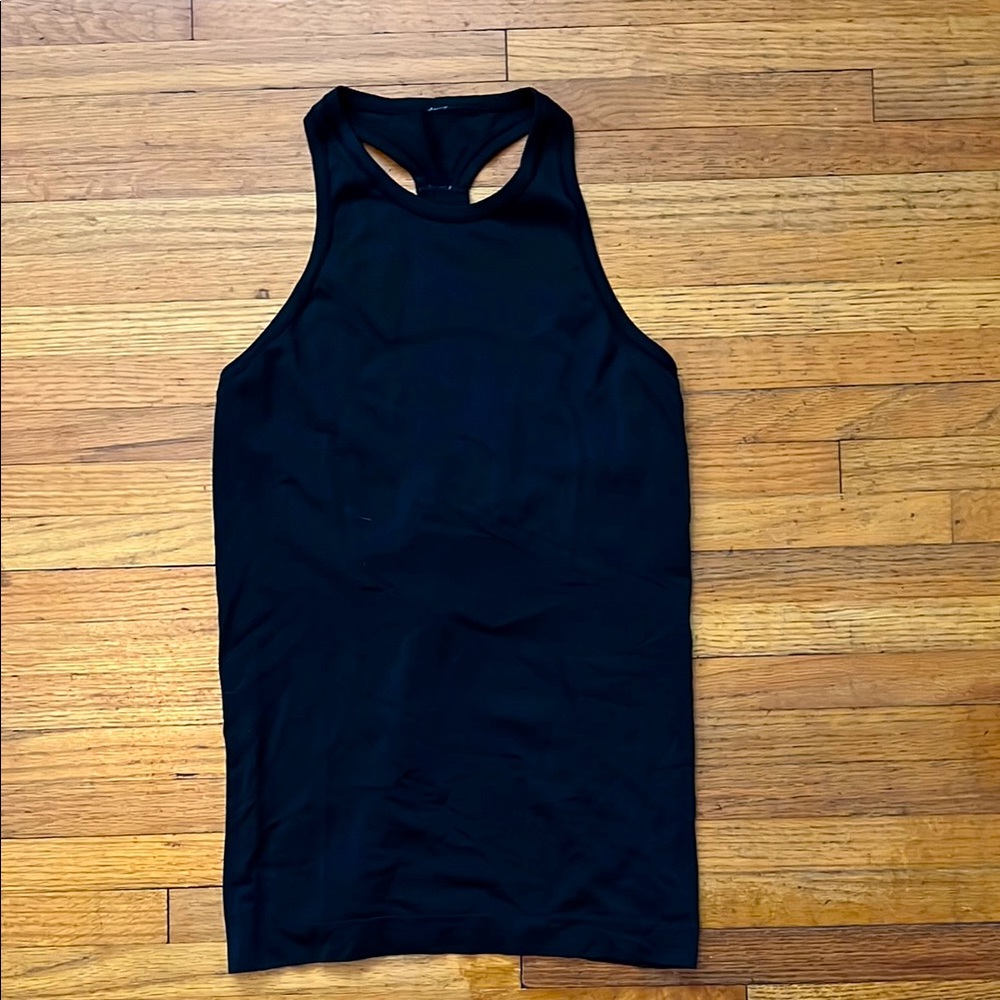 Swiftly tank, high neck / t strap back, size 6